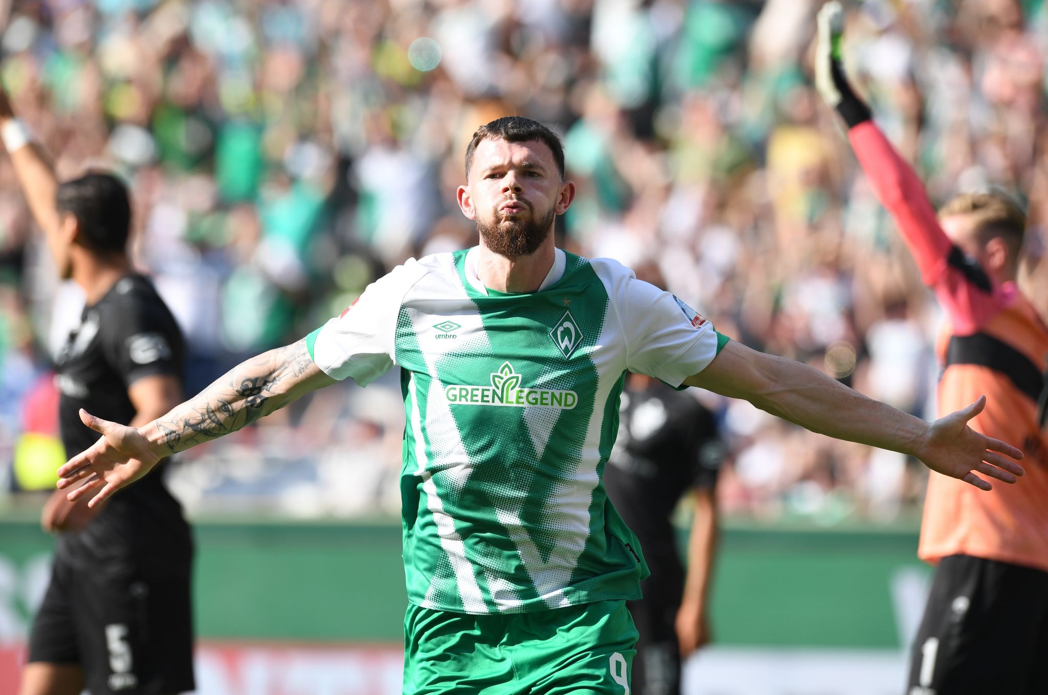 Pause für Werder-Stürmer Burke