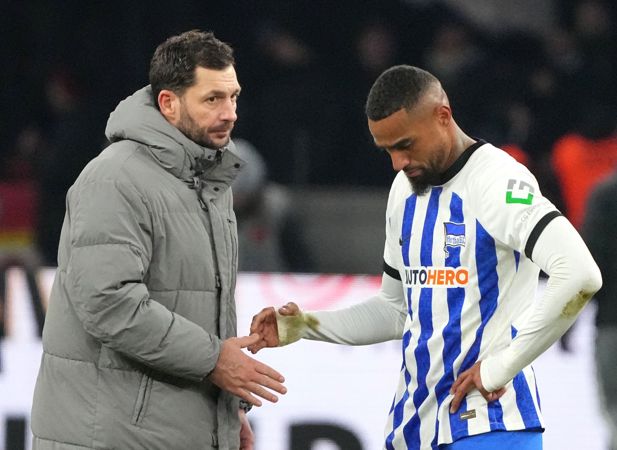 Profis stützen Hertha-Trainer: Weg geht hoffentlich weiter