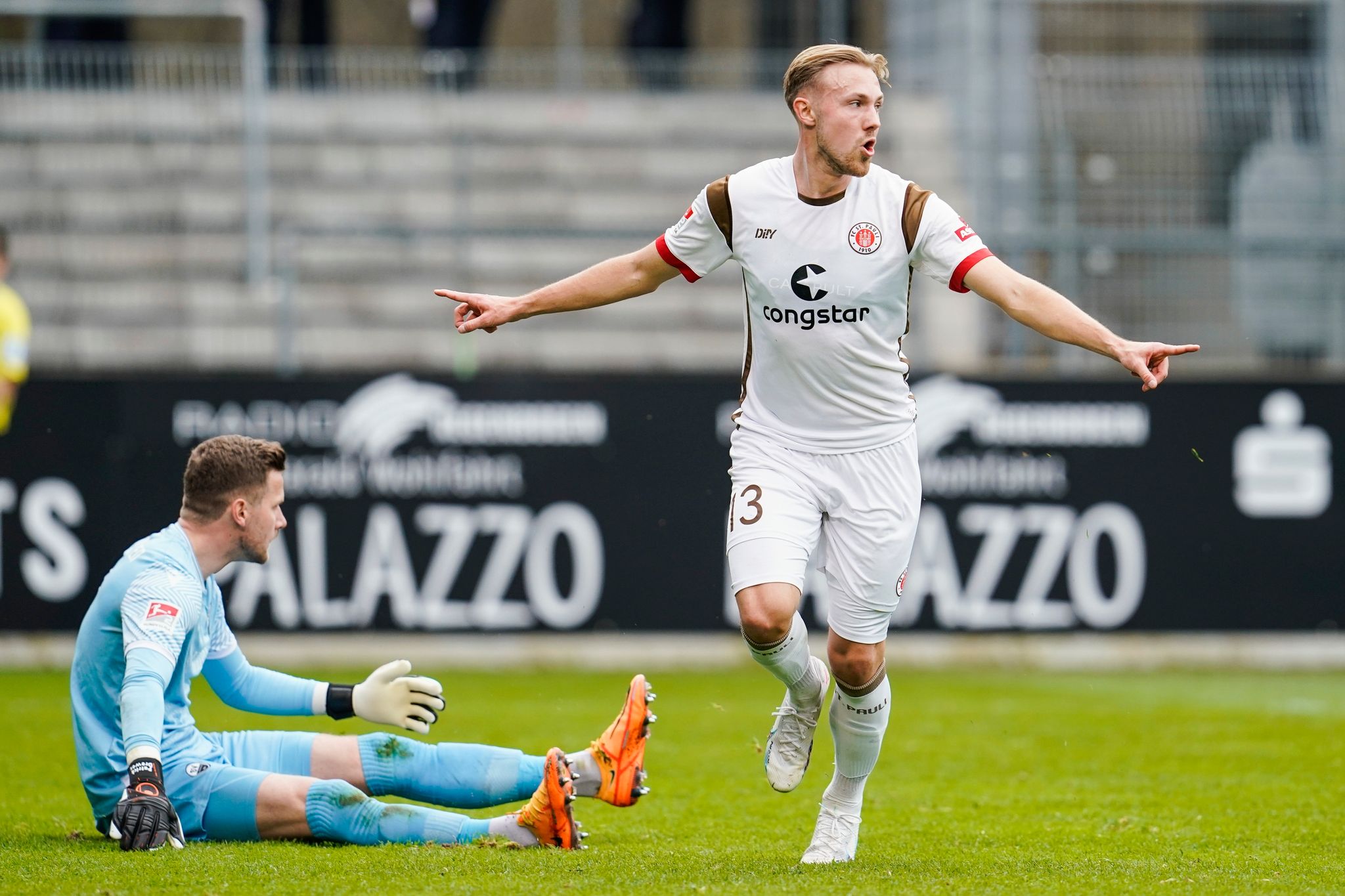 St. Pauli stellt in Sandhausen Clubrekord auf