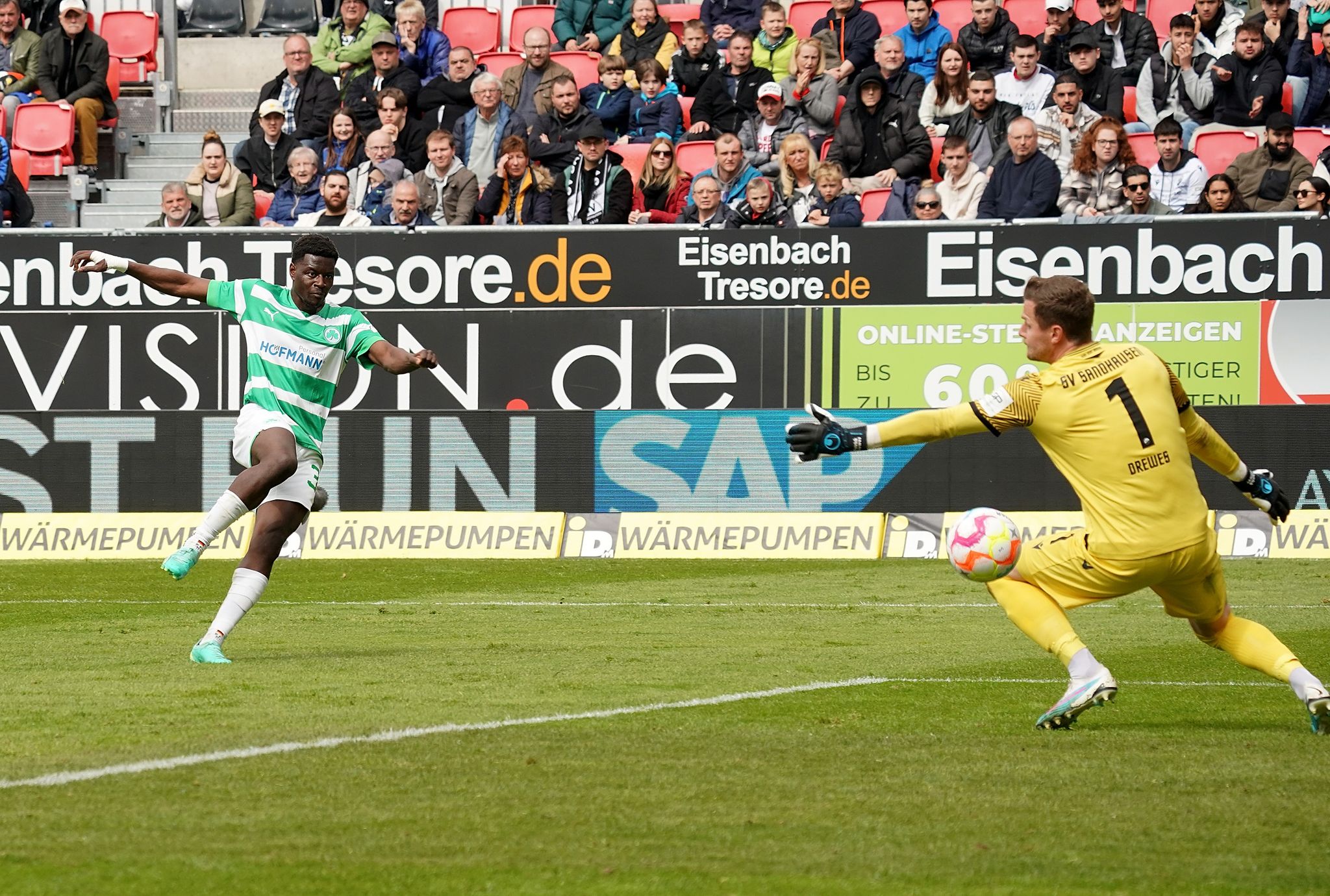 Sandhausen kassiert gegen Fürth nächsten Dämpfer