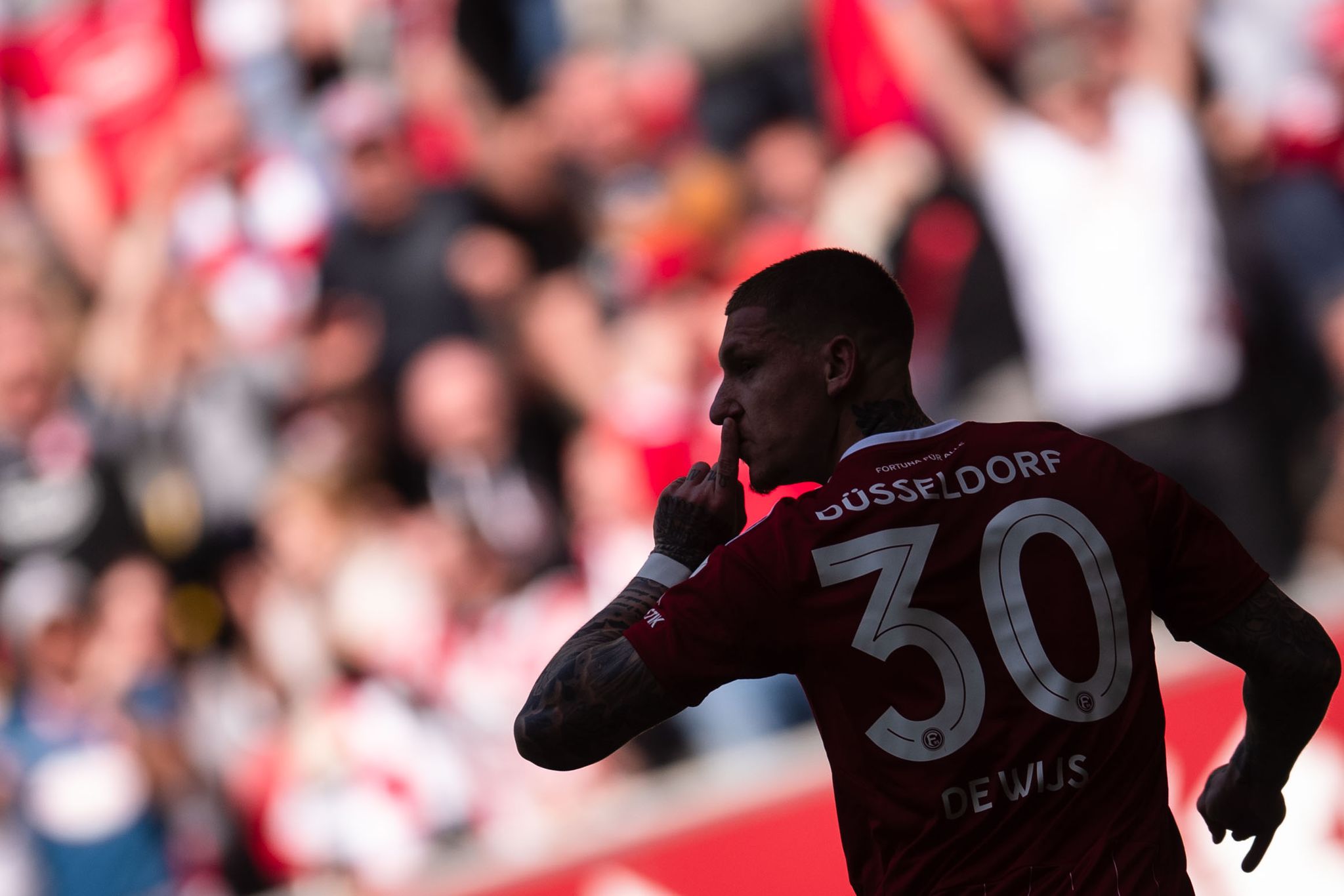 Jordy de Wijs sichert Fortuna Düsseldorf 3:2-Sieg gegen KSC