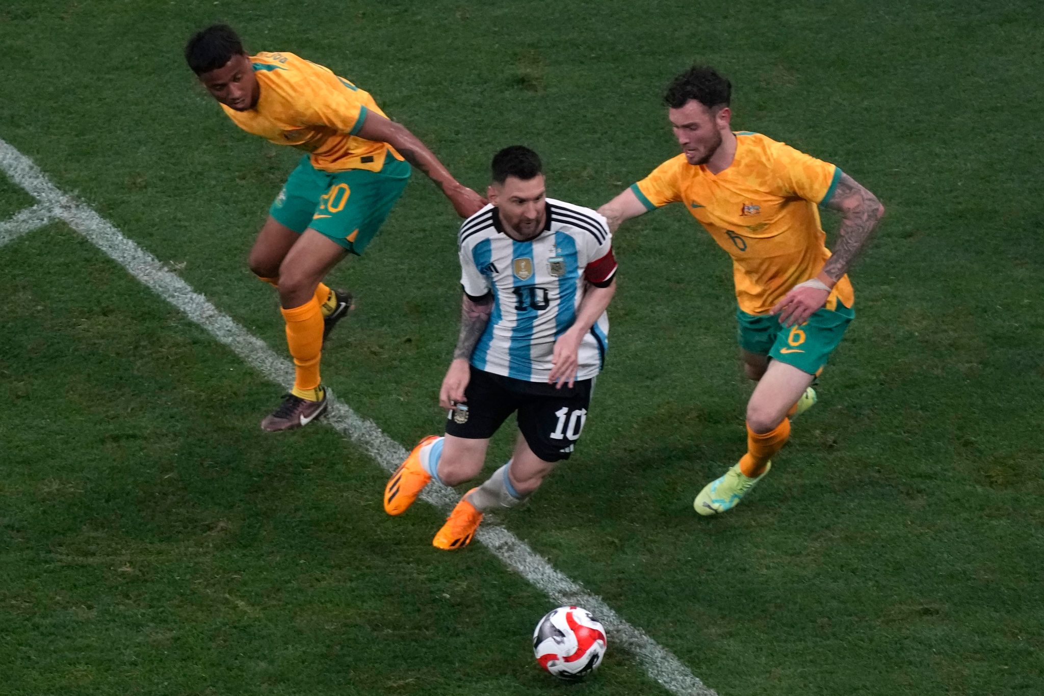 Messi und Argentinien bezwingen wie bei WM Australien
