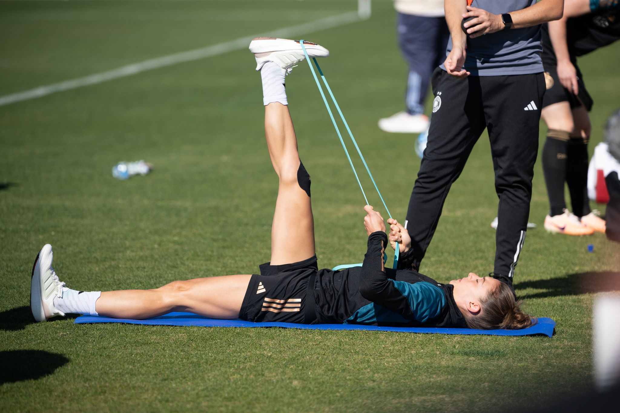 DFB-Abwehrspielerin Rauch wieder im Lauftraining