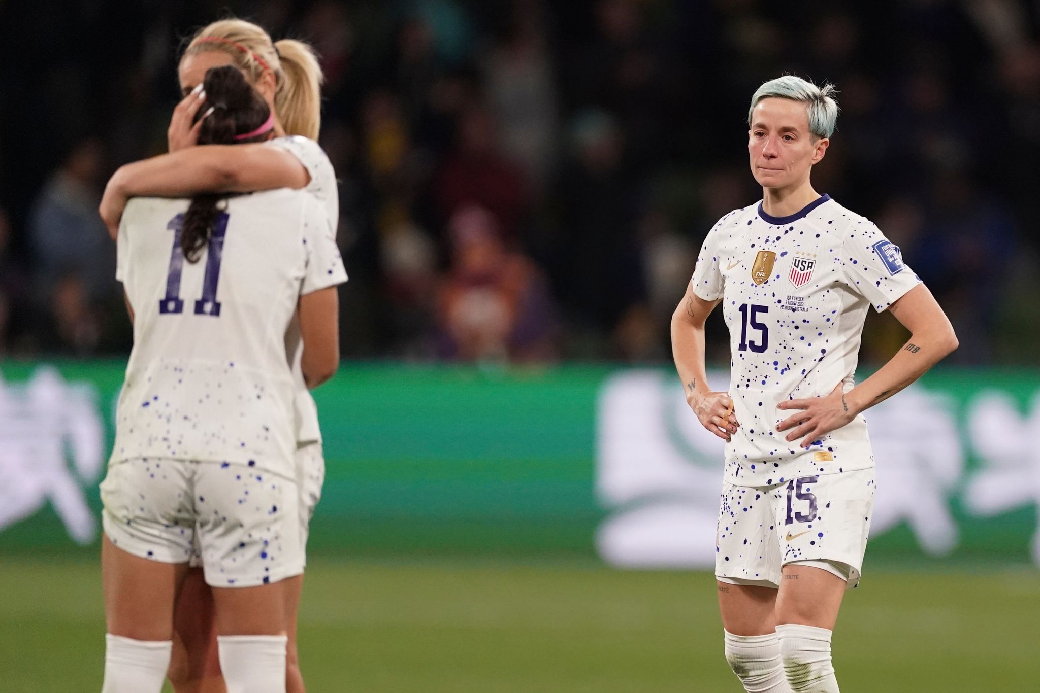 Letzte WM: Rapinoe nach frühem US-Aus enttäuscht und dankbar