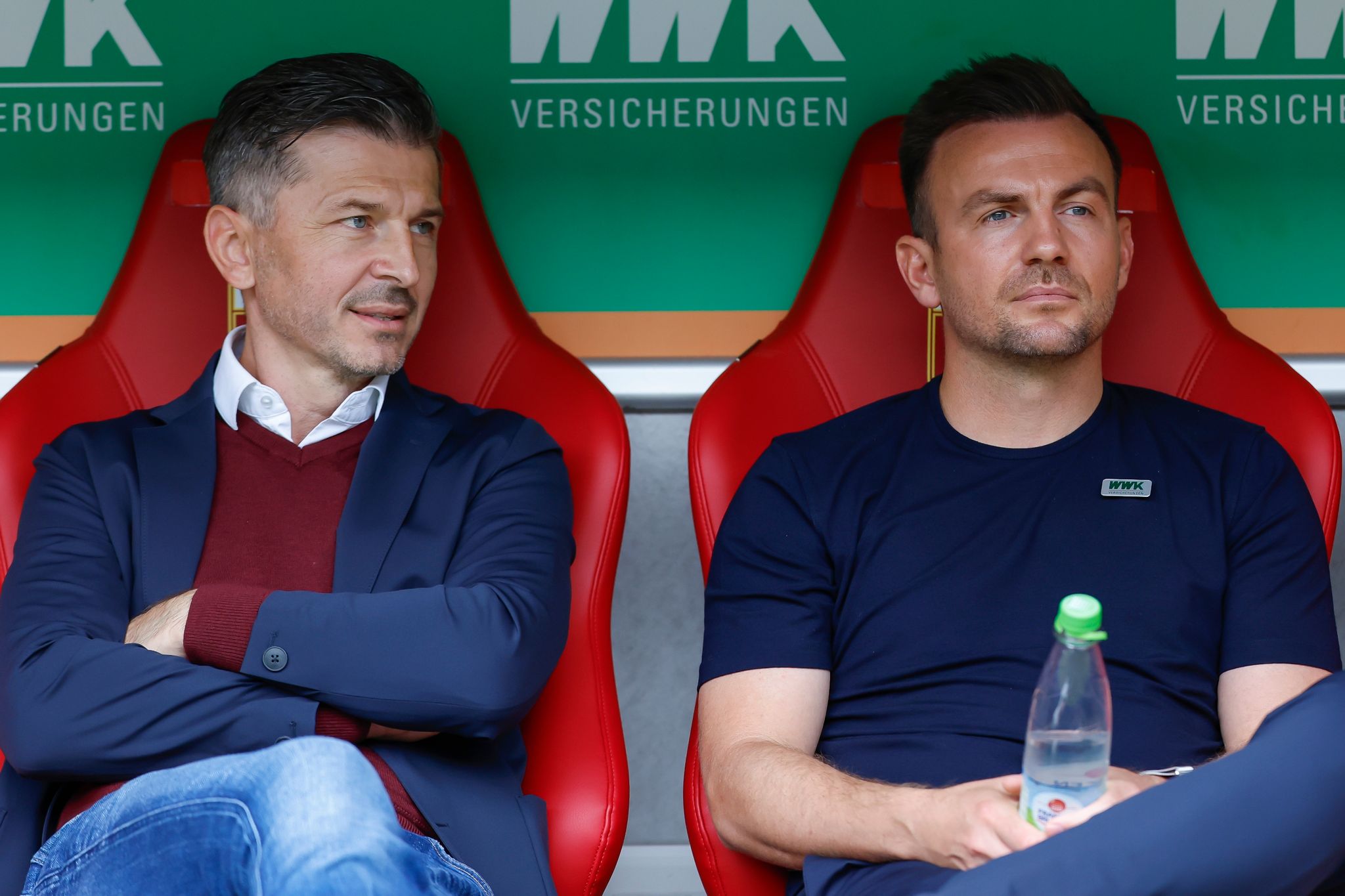 Augsburgs Sportdirektor lässt Zukunft von Coach Maaßen offen
