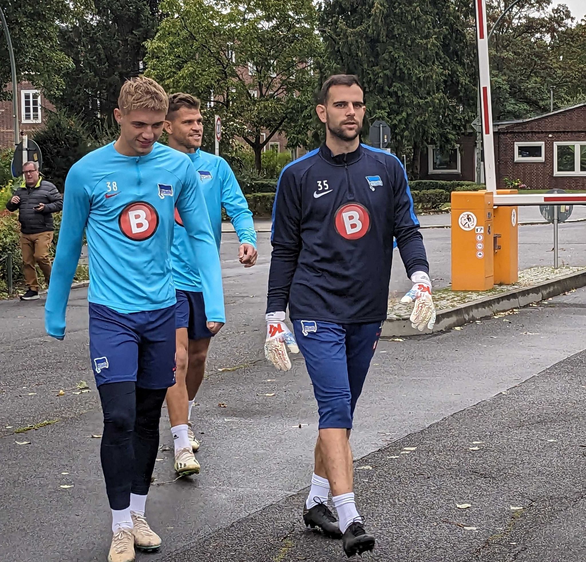 Torhüter Gersbeck zurück im Hertha-Mannschaftstraining