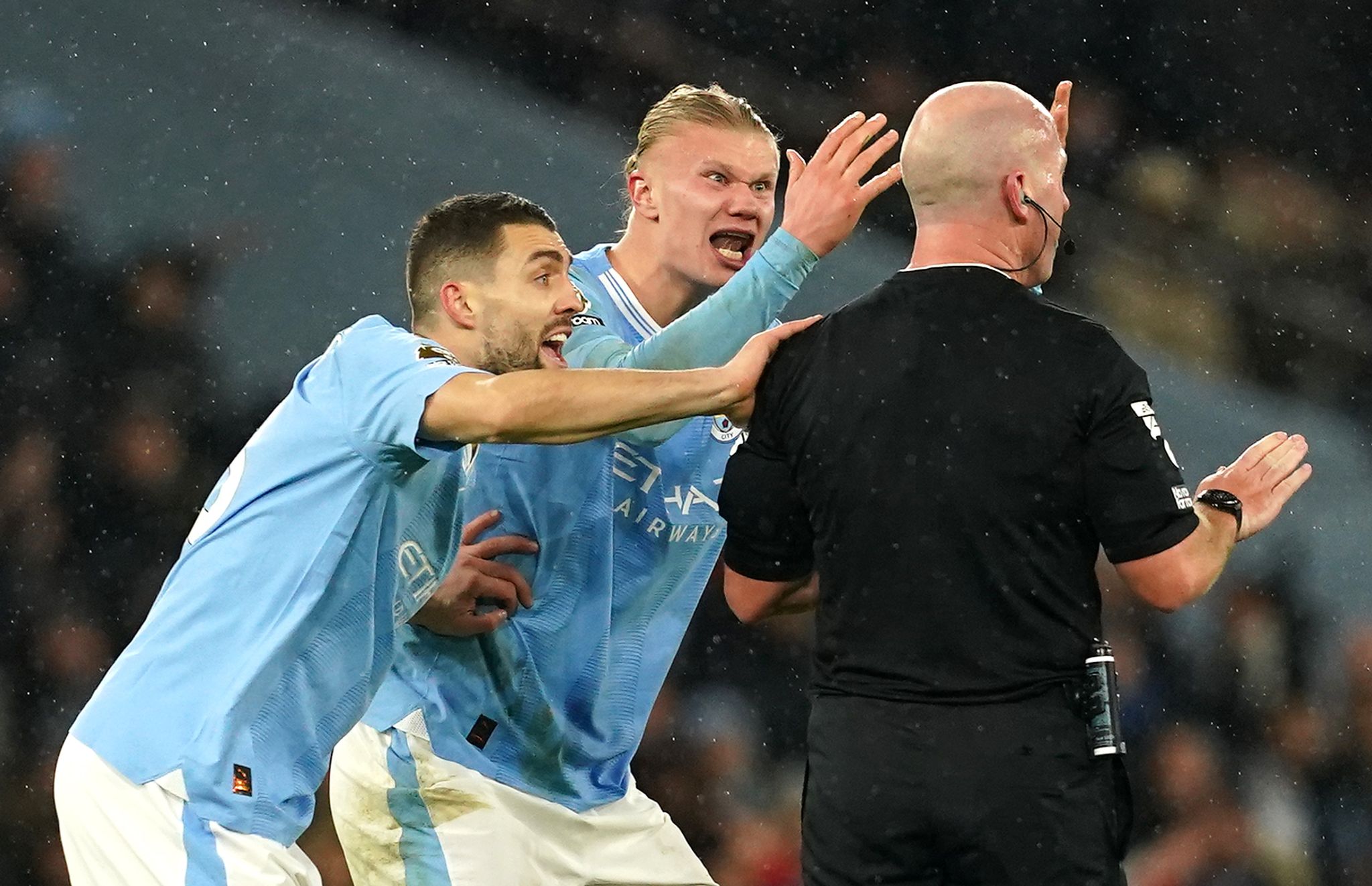 Nach 3:3 von City: Haaland wegen Schiedsrichter außer sich