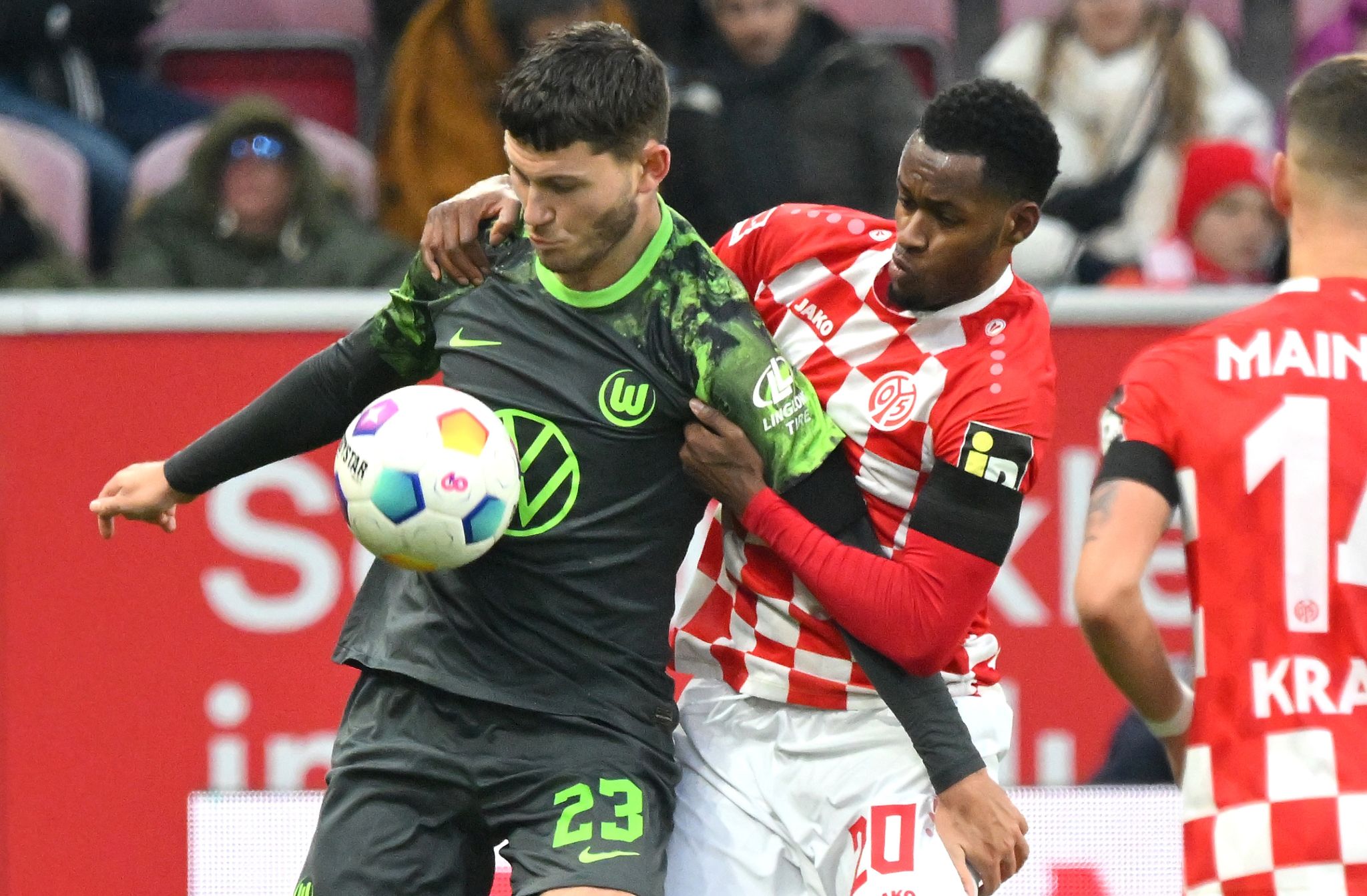 Kein Sieger zum Jahresstart: Mainz mit Remis gegen Wolfsburg