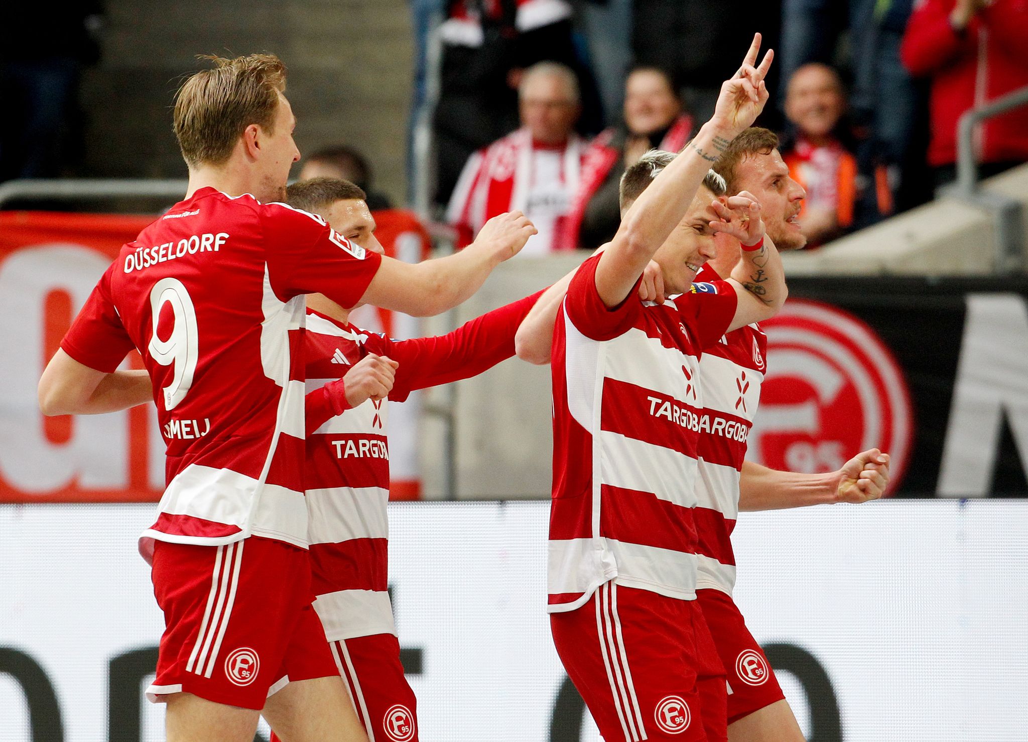 2:0 gegen Rostock: Erster Rückrunden-Sieg für Düsseldorf