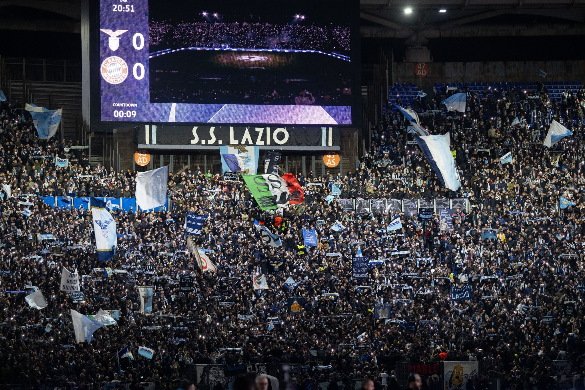 Lazio-Fans stimmen in München Faschisten-Gesänge an