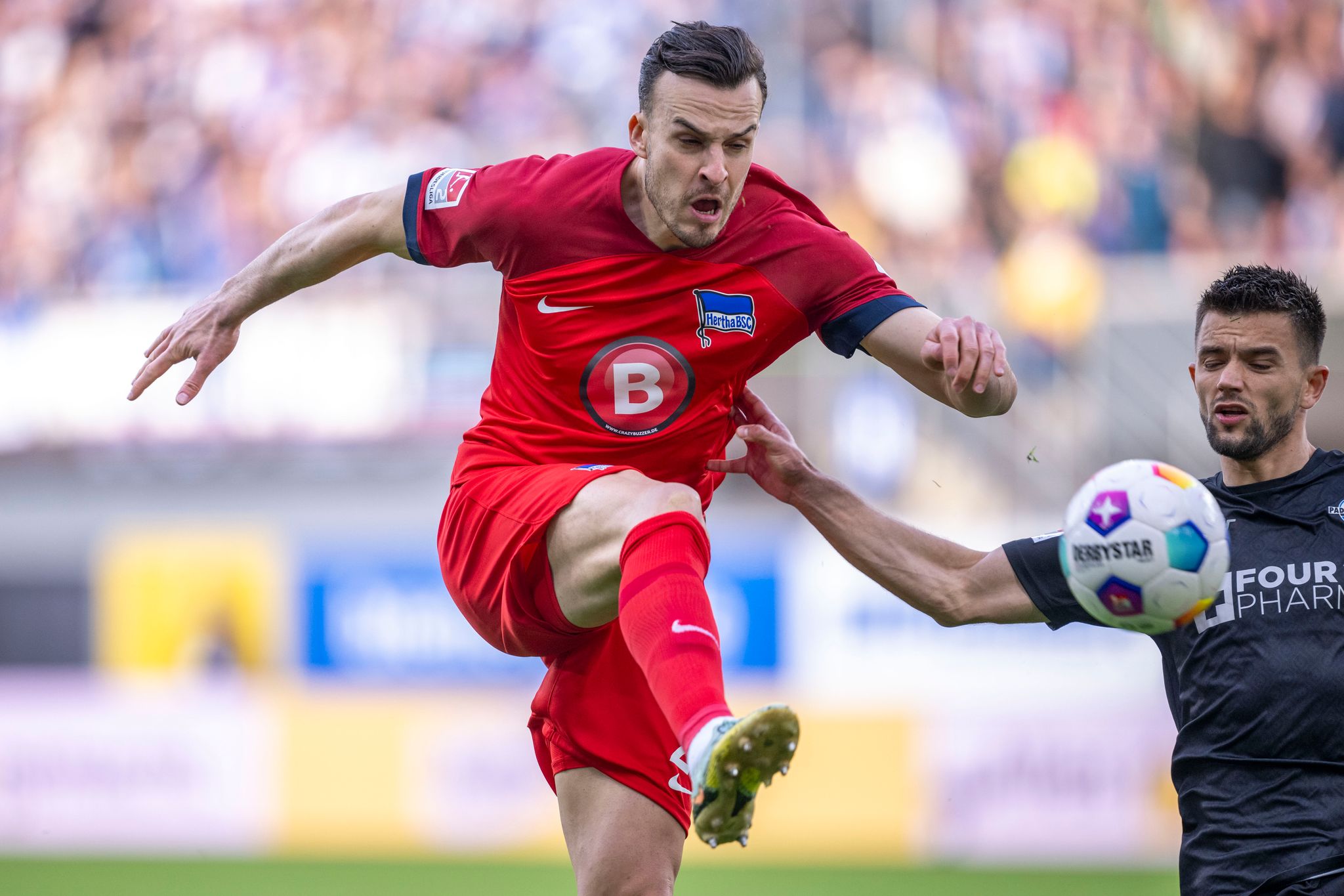 Torjäger Tabakovic führt Hertha zum 3:2-Sieg in Paderborn