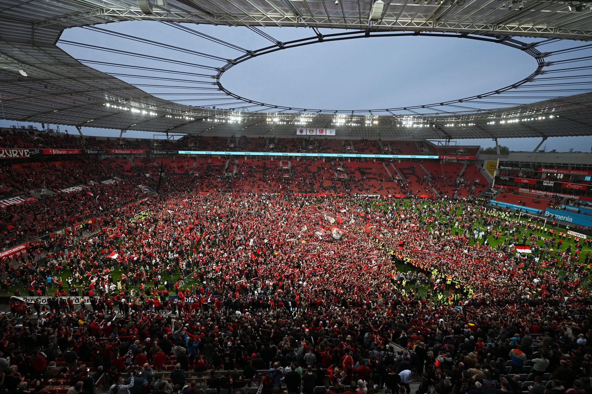 Am Tag nach dem Pokalfinale: Meisterfeier im Stadion