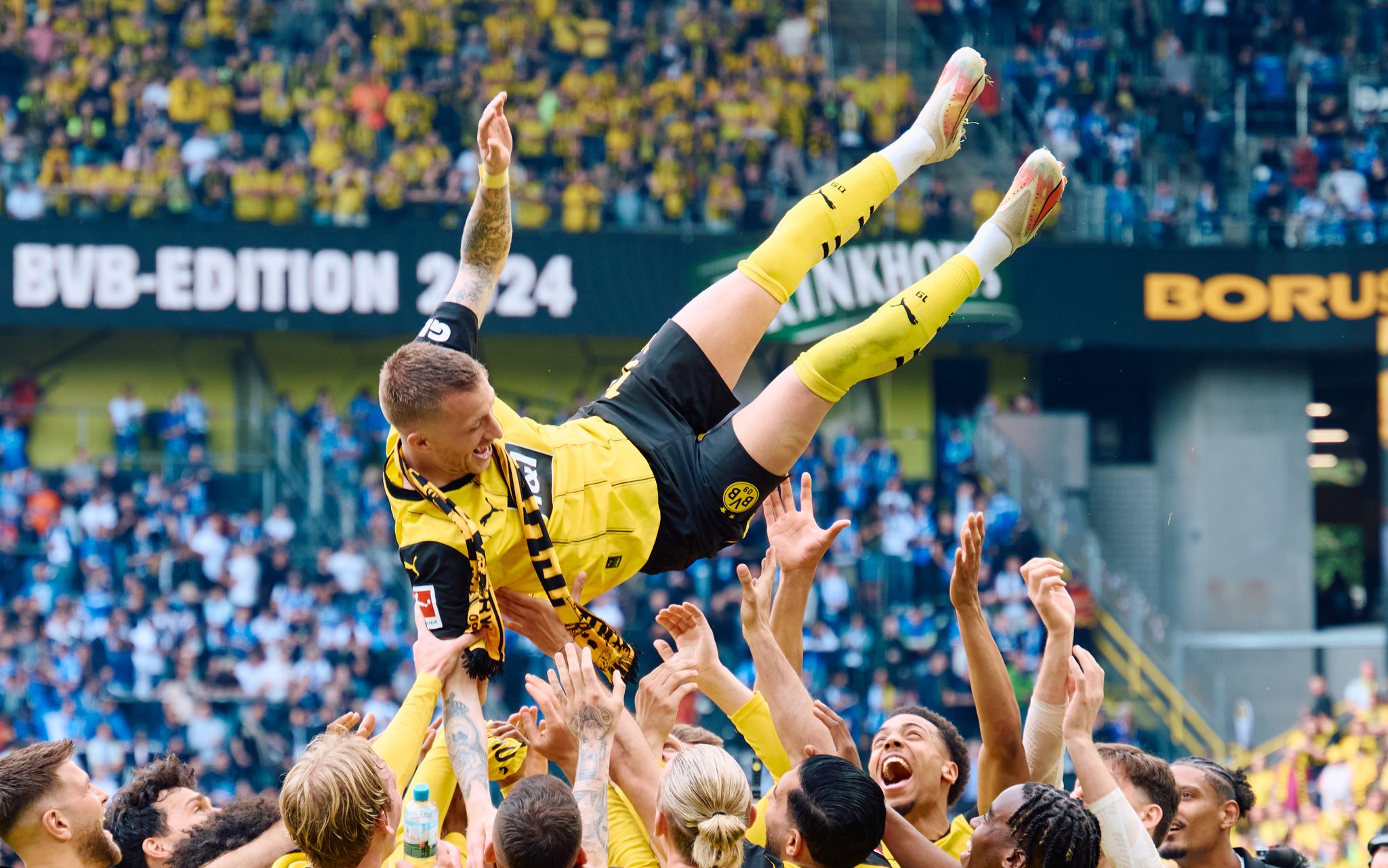 Ovationen: Abschiedsfest für Reus macht Mut für Wembley