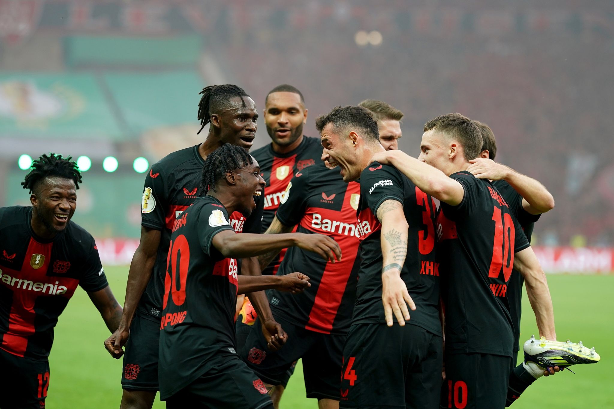 Xhaka beschert Leverkusen Pokalsieg und Double