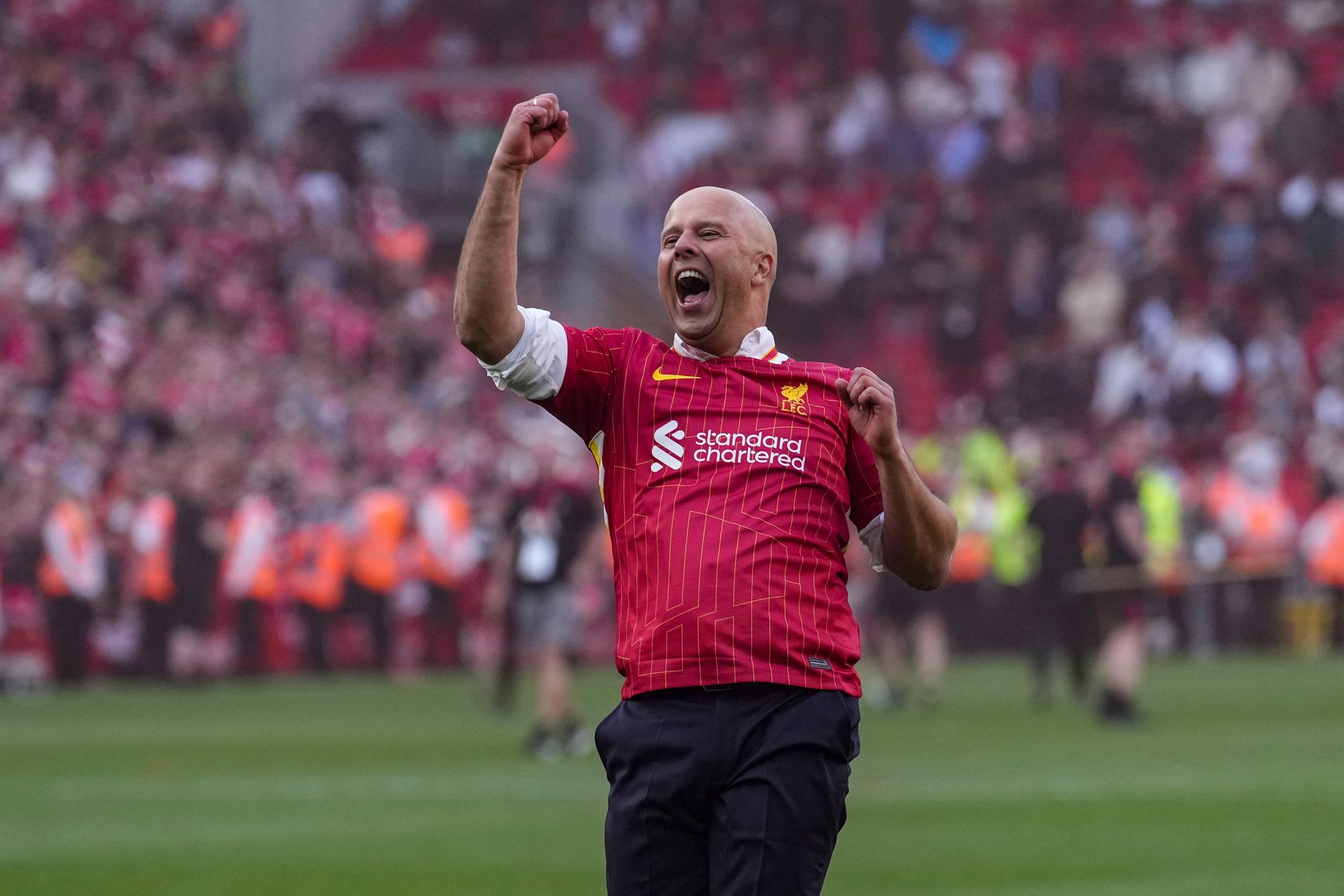 Liverpools Meistermacher Arne Slot singt für Jürgen Klopp