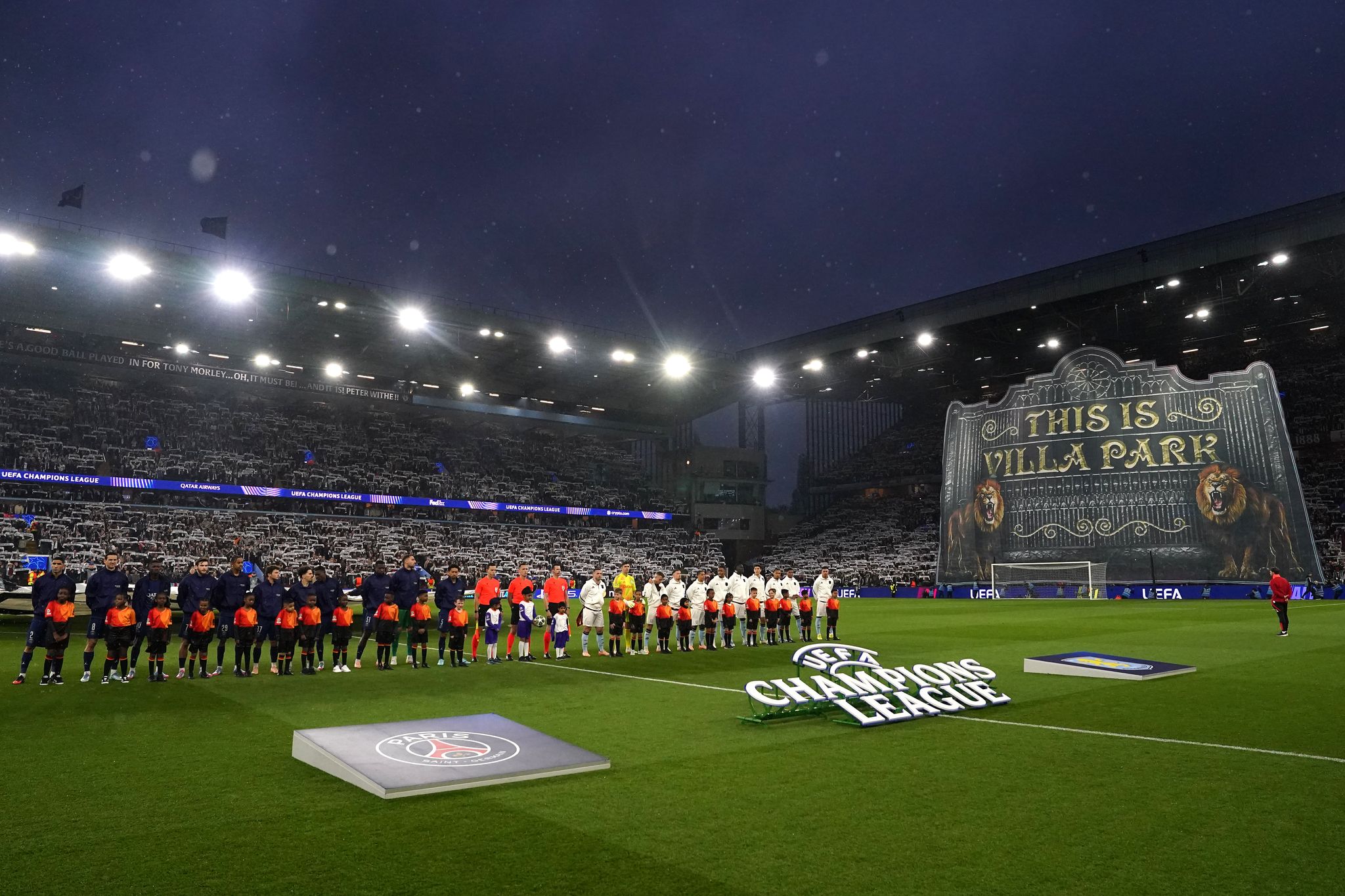 Hymnen-Panne vor Spiel von Paris Saint-Germain