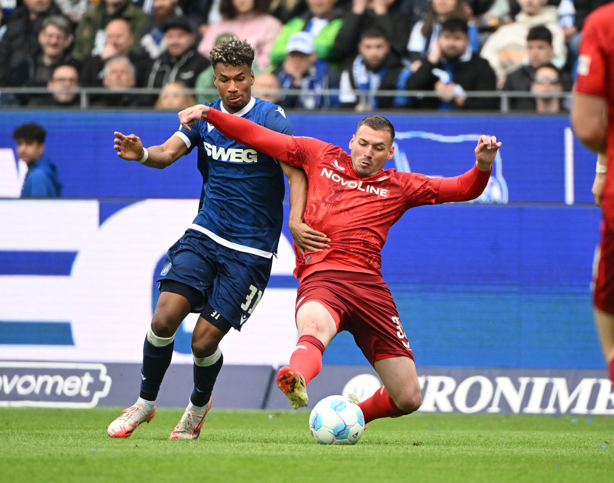 Vier Tore, kein Sieger: 2:2 zwischen KSC und Kaiserslautern