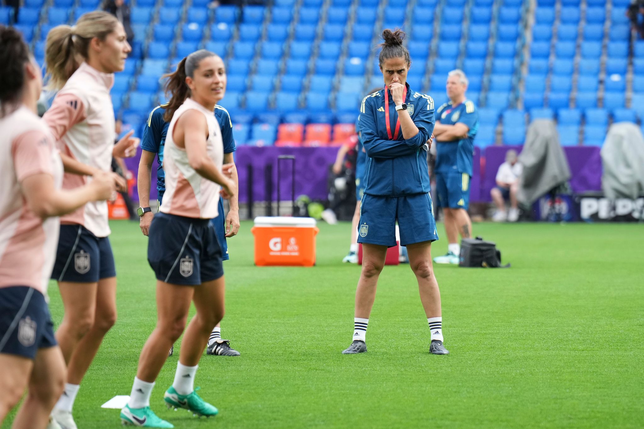 Spaniens Trainerin Tomé spielt auch um neuen Vertrag