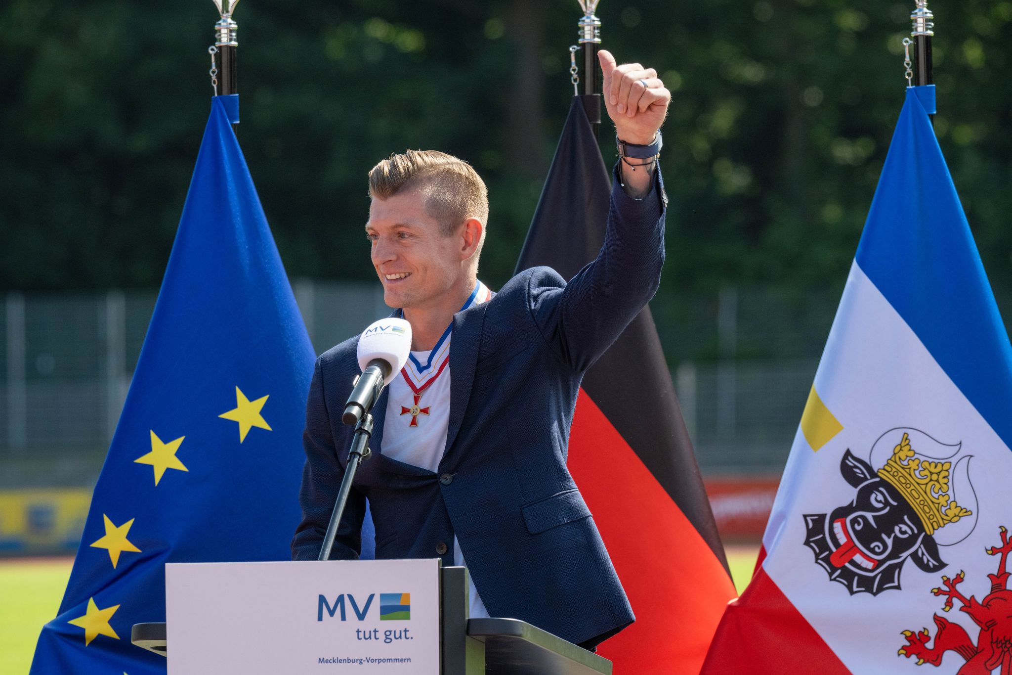 Ehrung in «Krooswald»: Verdienstorden für Toni Kroos