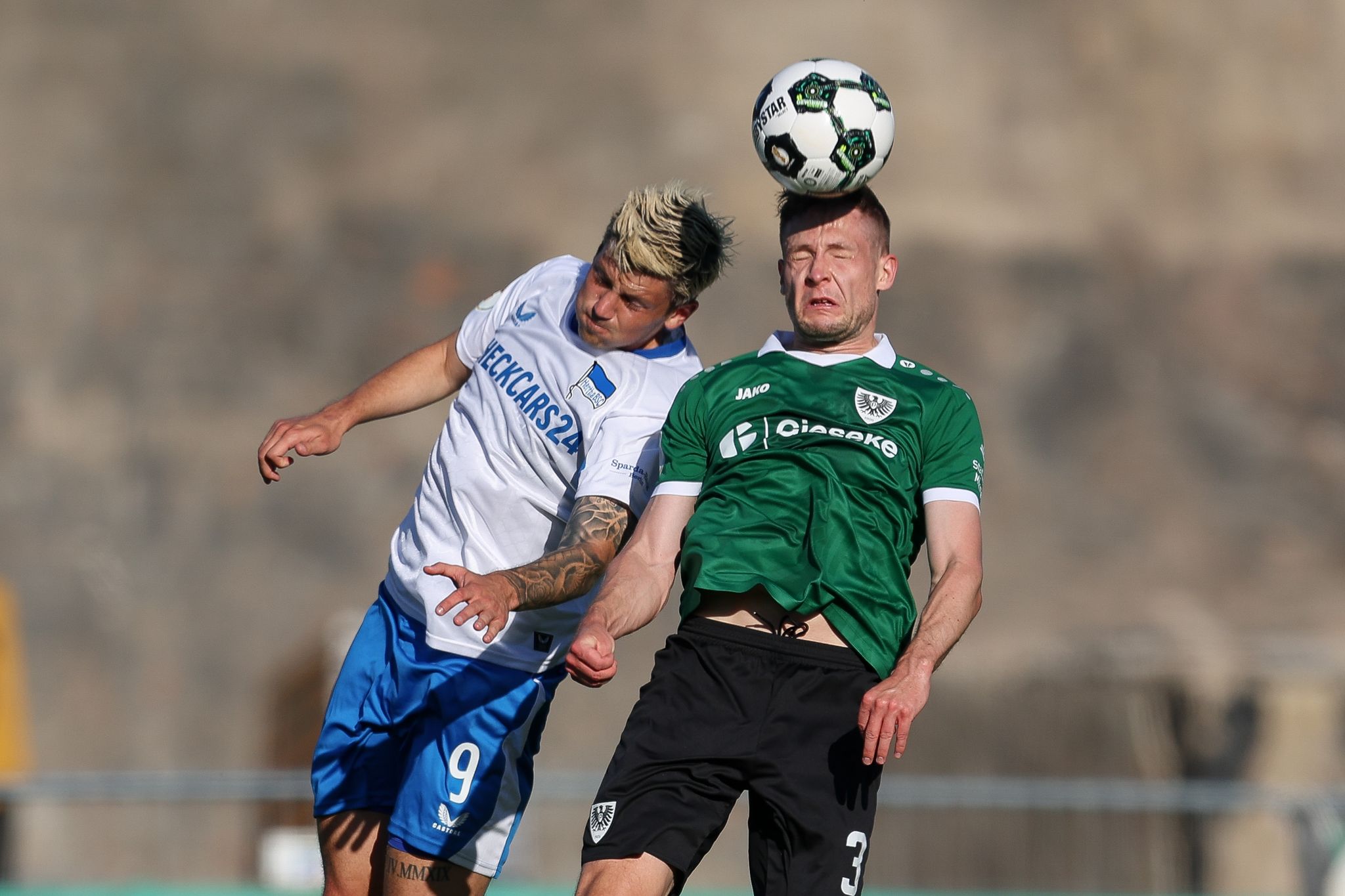 Hertha im Pokal-Glück: Sieg in Münster im Elfmeterschießen