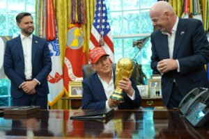 WM-Auslosung in Washington – Trump spricht über Putin-Besuch